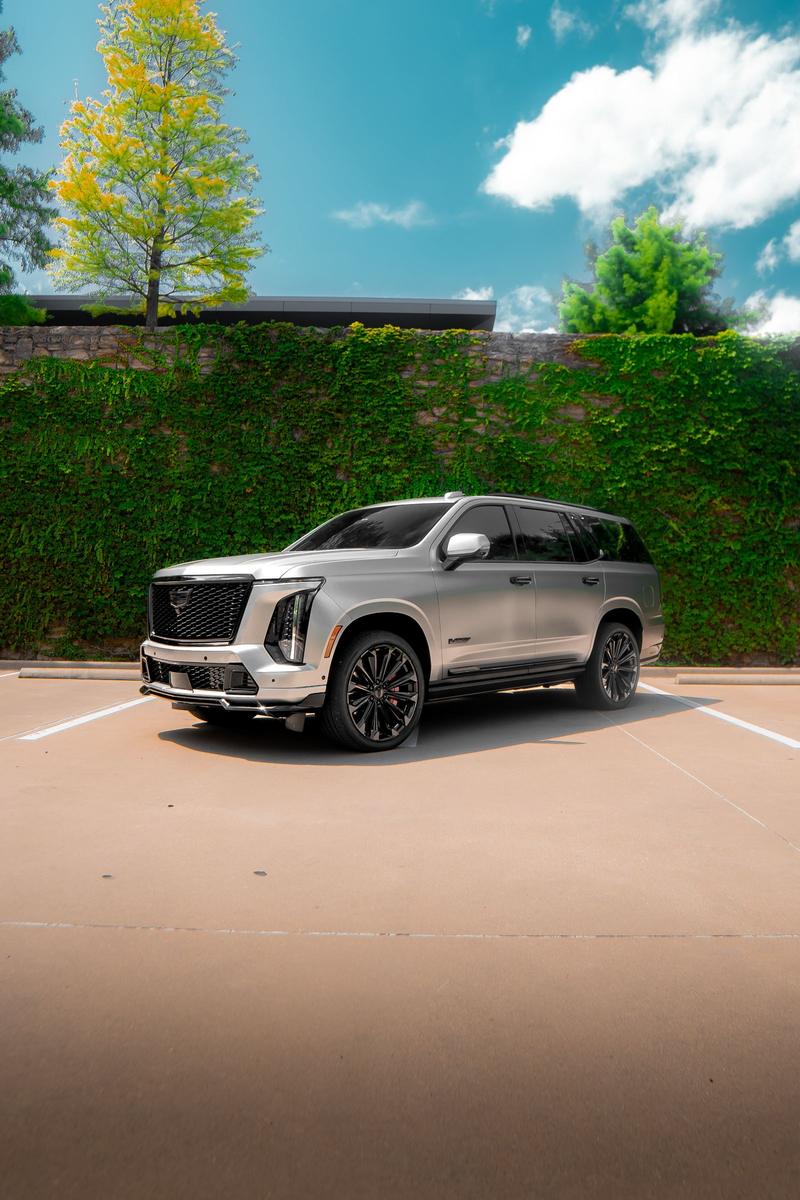 Champagne color change wrap on a luxury SUV in Dallas