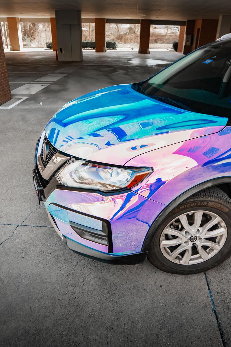 Colored paint protection film build in Dallas