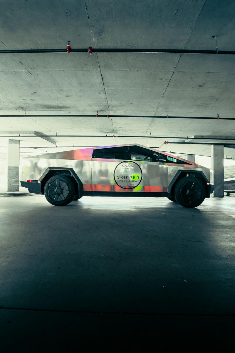 Tesla Cybertruck build at Wraps Redefined