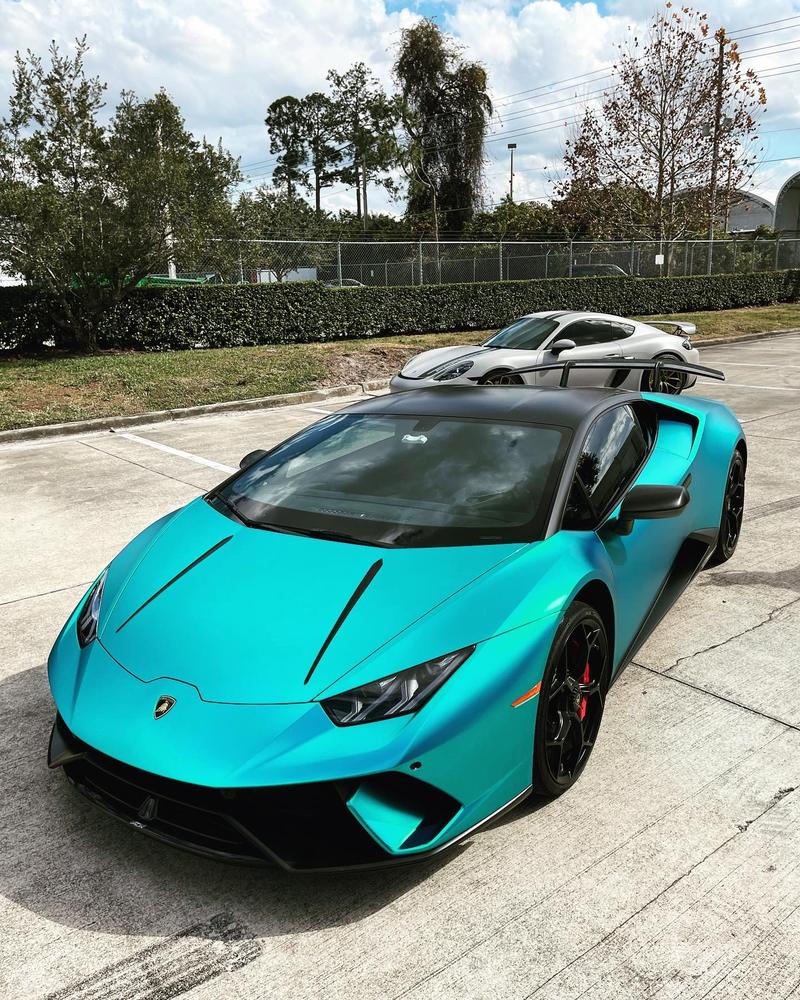 Exotic vehicle wrapped at the Dallas studio