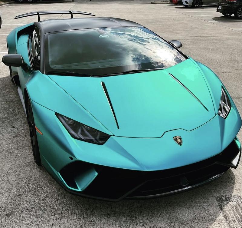 Exotic vehicle wrapped at the Dallas studio
