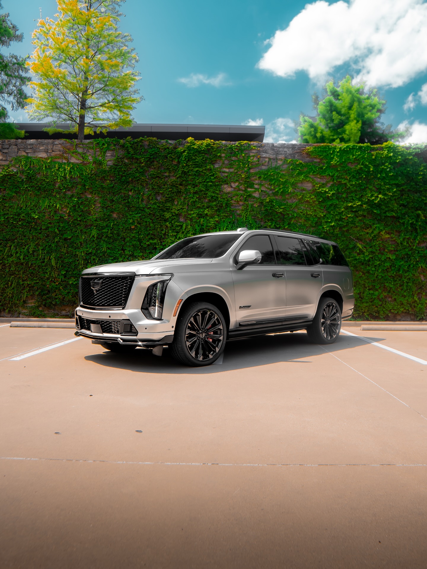 2024 Cadillac Escalade Sport // ARMR Satin Liquid Gunmetal PPF Taking luxury to another level with this full wrap transformation. The Sat...