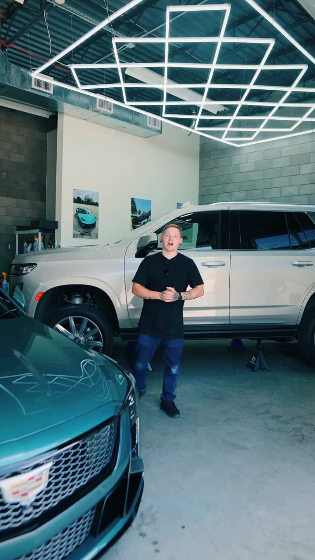 Cadillac Escalade dressed up. The Black Wing suited up. Different stories , same standard 🔥 May 2026 #wrapsredefined #dallaswrapshop #cad...