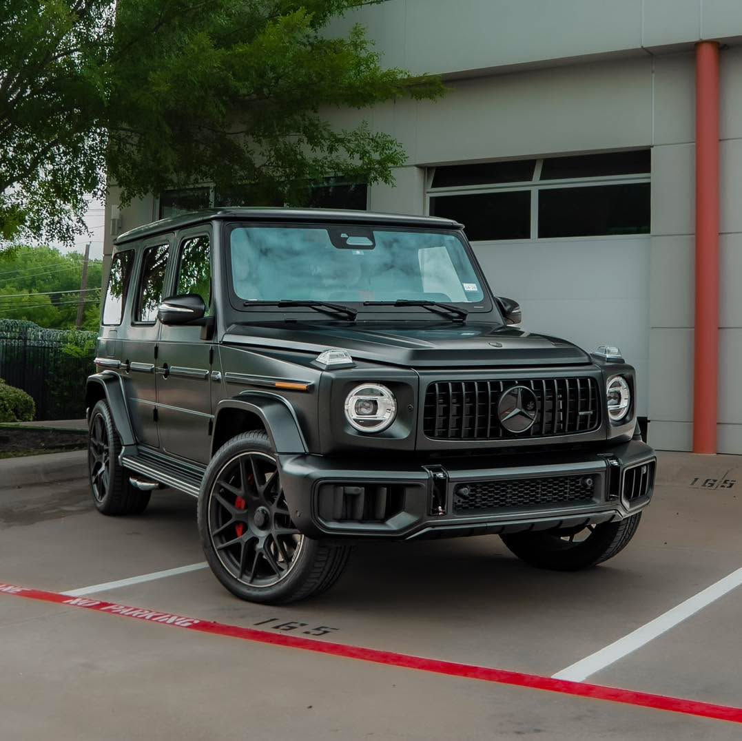 Chrome delete. Satin black. Zero shine. This G-Wagon just got our full chrome delete treatment - every trim piece wrapped in satin black ...